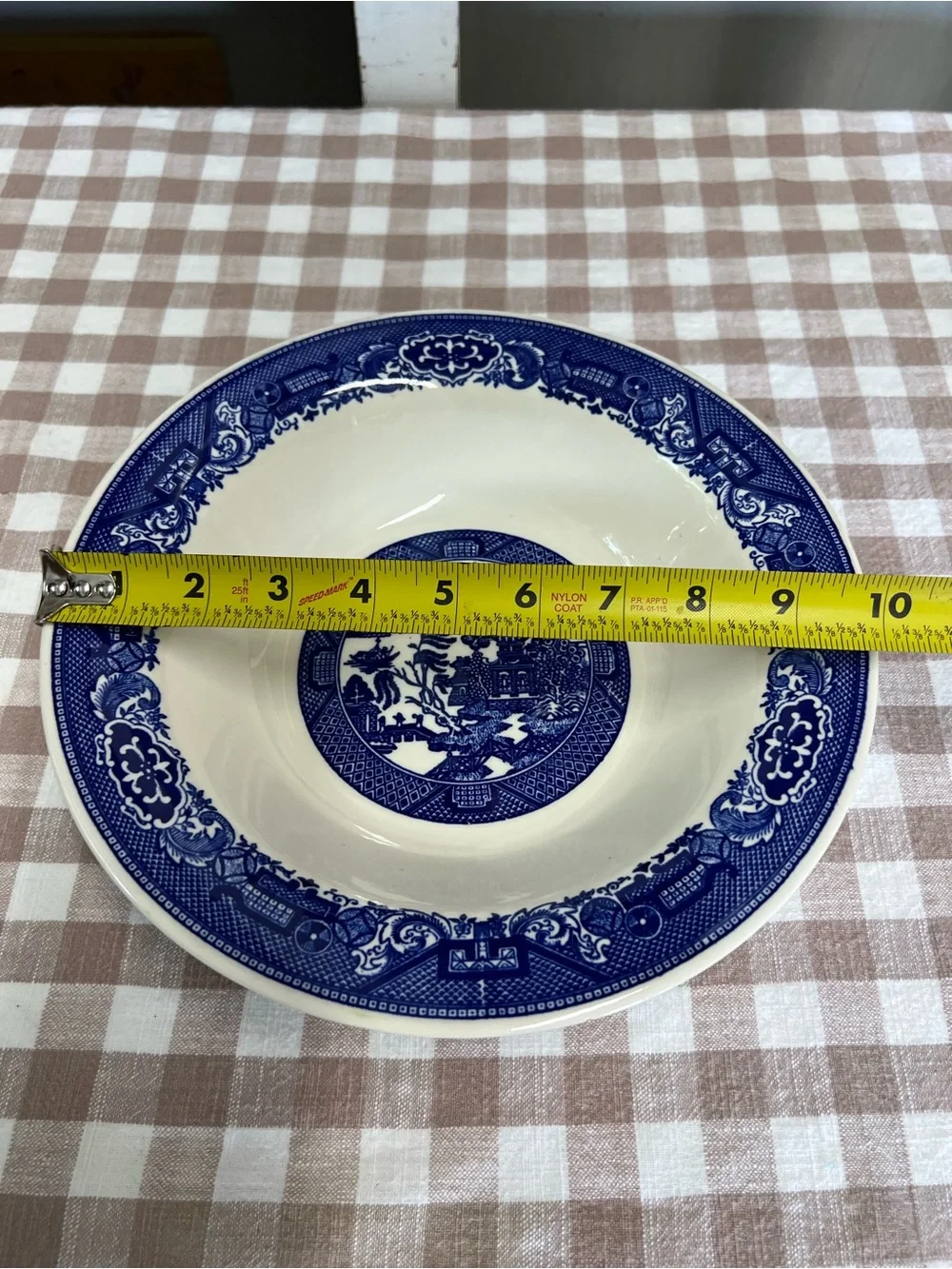 Vintage willow ware royal china blue willow vegetable serving bowl replacement